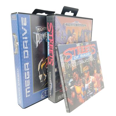Sega - Mega Drive - Lot de 2 jeux + 1 CD audio : POWER RANGERS THE MOV - Photo 1