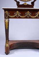 Table de toilette en acajou et placage d’acajou. (photo 2)