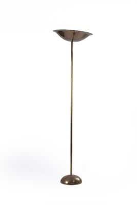 Travail des années 50/60 Lampadaire en laiton H : 169 cm