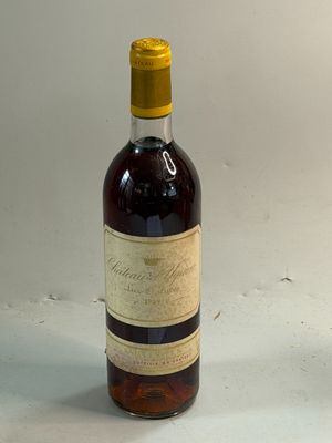 1 bouteille Château YQUEM 1989 1er GCC Supérieur Sauternes (…