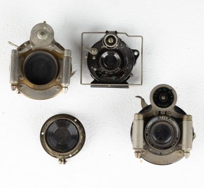 Lot d'objectifs anciens ( anastigmat, icarette.