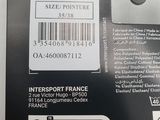 the back of a black box with a barcode on it