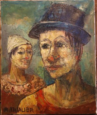 Raymond THIALIER (1913-2005) Clowns