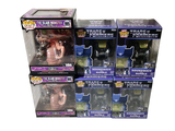 a lot of action figures that are in the boxes