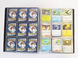a lot of pokemon cards in this case