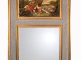 une photo d'un miroir sur lequel est peinte une image