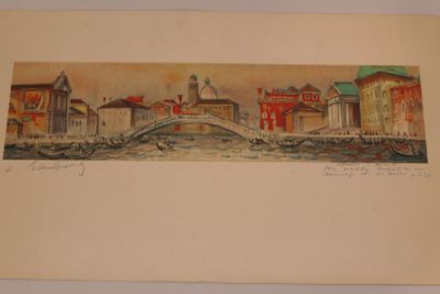 André HAMBOURG (1909-1999) "Venise"