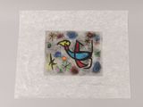 an image of a painting of a bird on a piece of paper