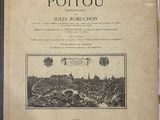 un vieux livre sur lequel figure l'image d'une ville