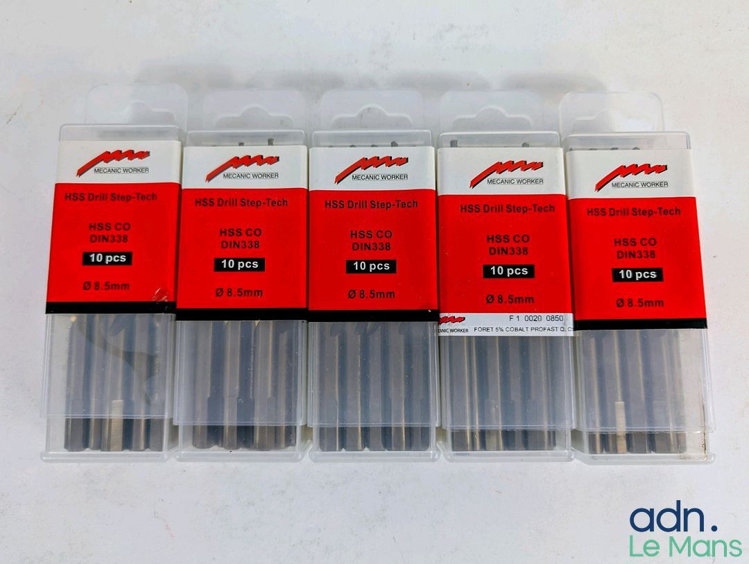 Lot de 50 forets HSS avec 5 % de cobalt Profast, de fabricat…