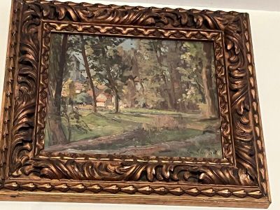une image d'une image d'un tableau accroché au mur