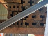 a pile of wood stacked on top of each other