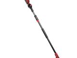 a black and decker corded pole vacuum with a red handle
