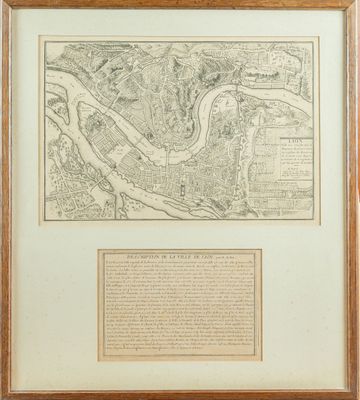 Nicolas DE FER (1646-1720) Plan de la ville de Lyon - Photo 1