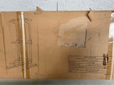 a cardboard box with a drawing of a bike on it