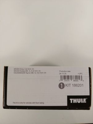 THULE - Kit de fixation 186201 - Pour rails intégrés Skoda e…