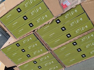 several boxes are stacked on top of each other on a table
