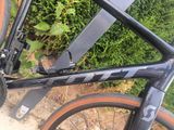 a close up of a bike with a seat on it