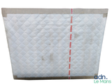a picture of a mattress with a red line on it