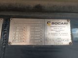 a close up of a metal plate on the side of a vehicle