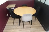 SUR DESIGNATION : Une table bois rectangulaire, une table ro… (photo 2)