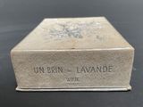 an image of a box with a label on it sitting on a table