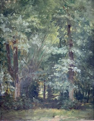 Lionel ROYER « Sous-bois » HST