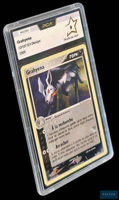 un gros plan d'une carte Pokémon sur laquelle figure une étoile