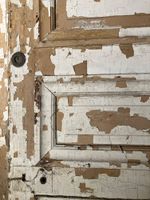 Double portes en chêne mouluré et laqué, de type Haussmanien… (photo 2)