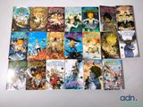 beaucoup de livres sur les anime, tous posés ensemble sur la table