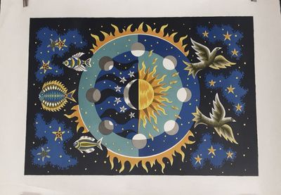 PICART LE DOUX (1902-1982). "Chemin du ciel".