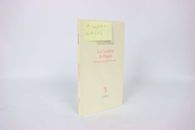ONFRAY (Michel). La Cavalière de Pégase. Dernière leçon de D…