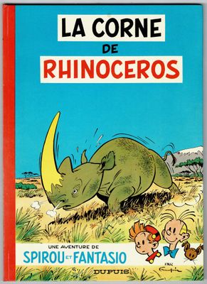 the cover of la corine de rhinoceros, a children ' s book about rhinoceros