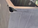 a planter that has been placed in the middle of the floor