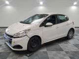 a picture of a white car parked in a garage
