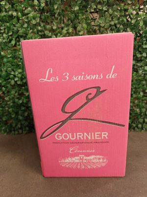 Lot de 10 cubis de rosé - Les 3 Saisons de Gournier - 5L - 1…