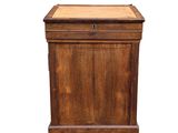 an image of a wooden chest with a drawer on top of it