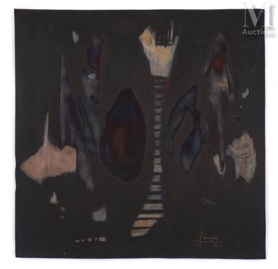 Arthur UNGER (1932-2024) Pyrochimiogramme, 1971