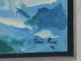 a picture of a painting on the wall of a building