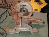 a picture of a circular saw on a table in a workshop