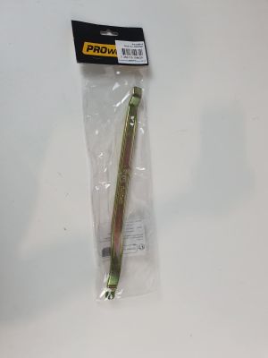 un stylo dans un sac en plastique posé sur une table blanche