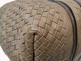 a close up of a bag with a zipper on it