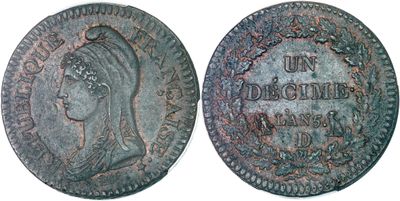 a close up of a coin with a woman ' s face on it