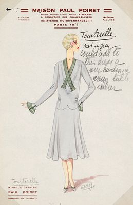 dessin représentant une femme en tailleur gris avec une cravate verte