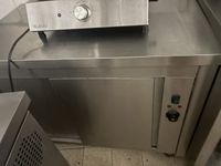 meuble bas de rangement en inox