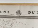 an old map of the city of dublin on the wall
