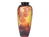 a vase that is sitting on a white surface