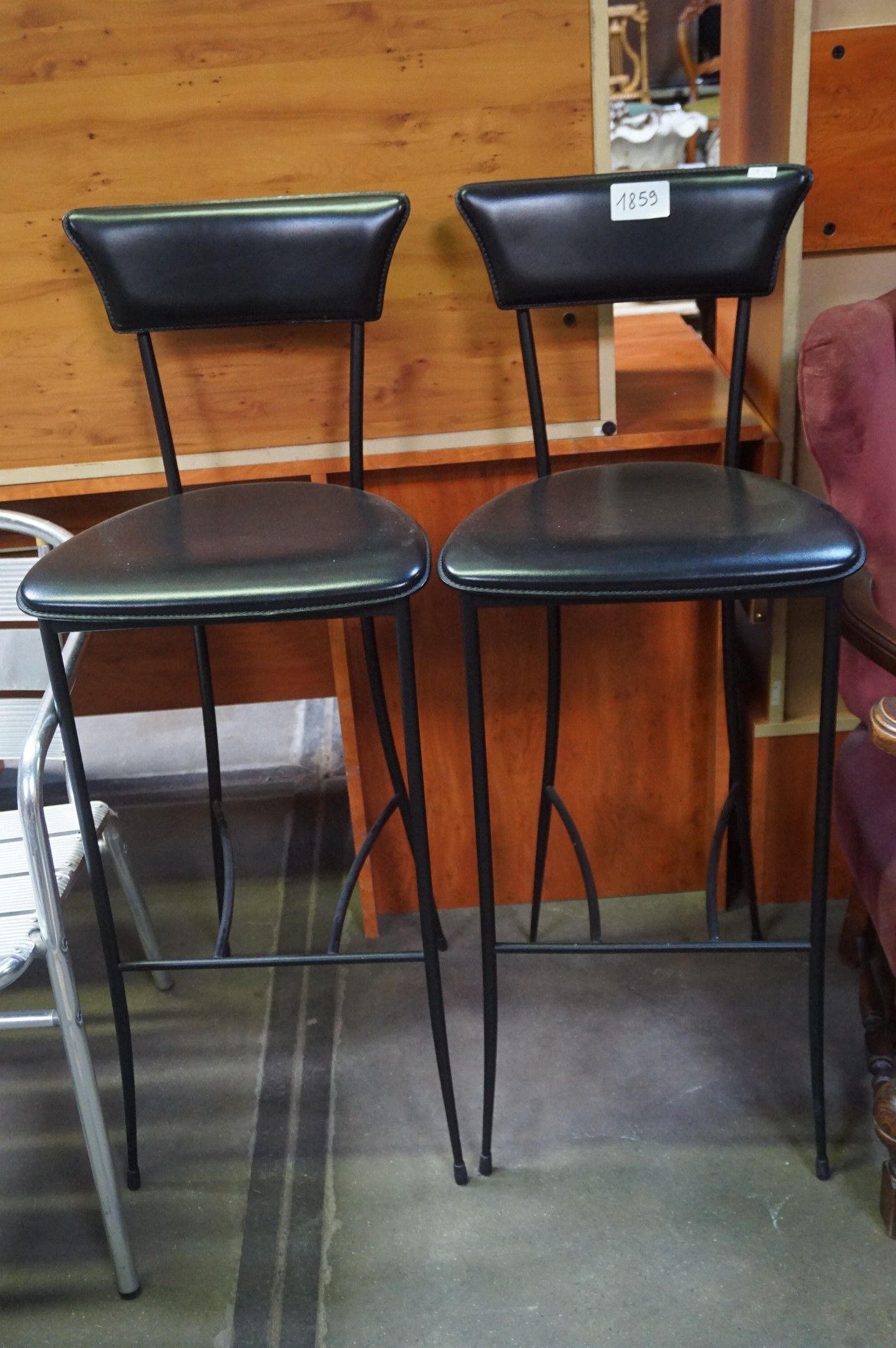 ARPER - 2 tabourets de bar de design italien avec assises en…
