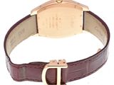 an image of a wrist watch with a brown leather strap