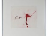 an image of a picture of a blood splattered piece of paper